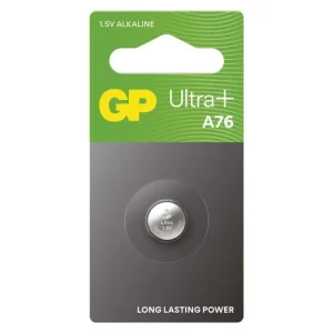 Alkalická knoflíková baterie A76F (LR44), GP Ultra plus, 1ks - Velmi oblíbený produkt