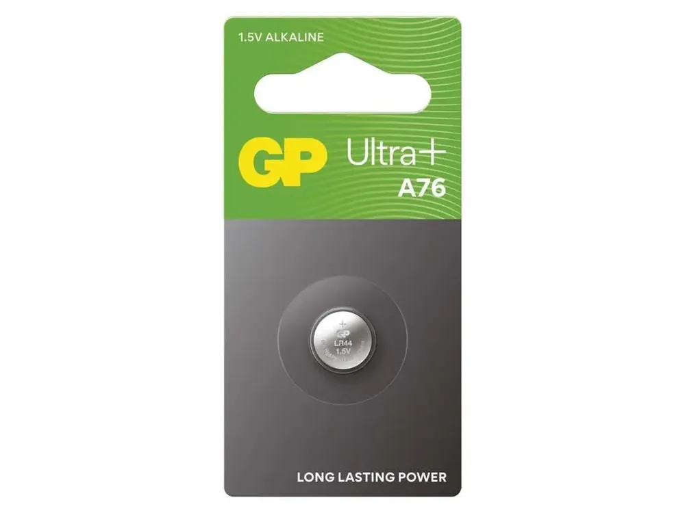 Alkalická knoflíková baterie A76F (LR44), GP Ultra plus, 1ks - Velmi oblíbený produkt