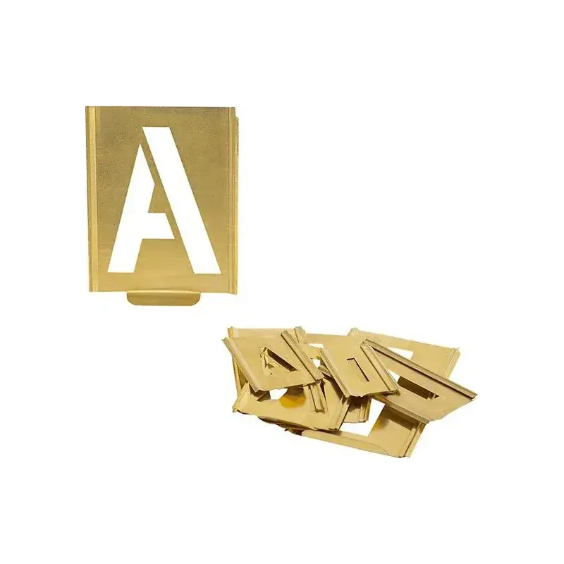 Akční cena - Značkovačí šablona písmena Profi A-Z Kukko 327