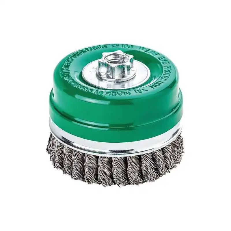 Kartáč hrncový LESSMANN z nerezové oceli s uzly 80x0,5 mm | Slevy