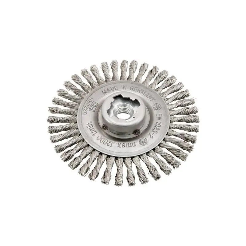 Slevy - Kulatý kartáč x-LOCK ocelový 125x6 mm uzlový Osborn