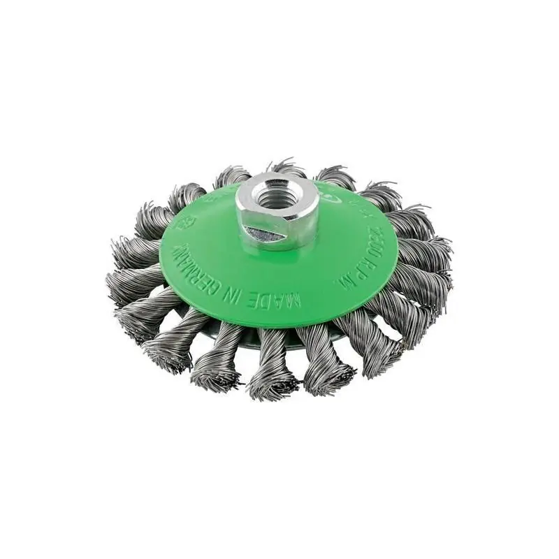 Kupte nyní - Kuželový kartáč z nerezové oceli M14 115x0,35 mm gez. Format