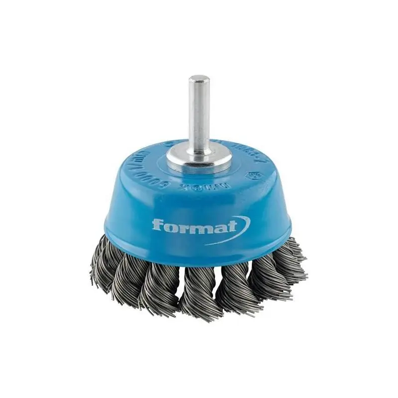 Hrncový kartáč ocel splétaný 6mm 65x0,5mm FORMAT - Nově v sortimentu