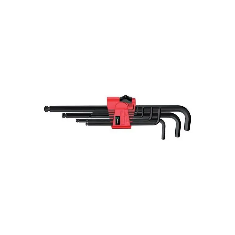 Nabídka končí brzy - Sada šroubováků s vnitřním šestihranem WERA Hex-Plus, dlouhá, vel.1,5-10mm 9 ks 950 PKL/9BM N (05022086001)