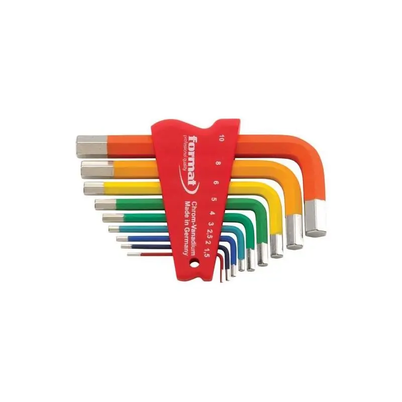 Doprodej zásob | Zástrčné šestihranné klíče (imbus) easy-color 1,5-10x mm FORMAT