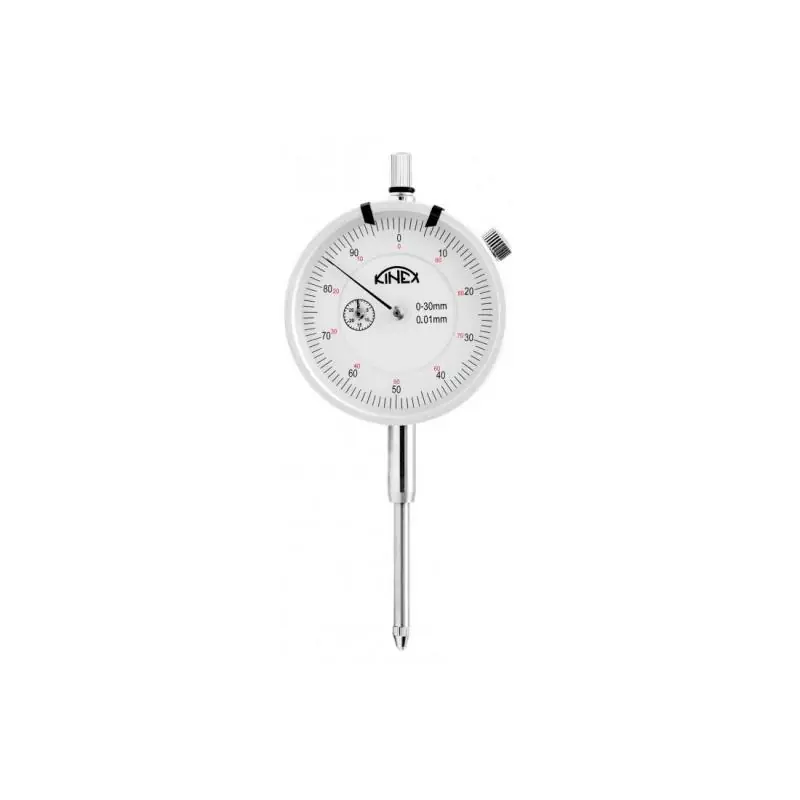Úchylkoměr číselníkový KINEX 0-30 mm/60 mm/0,01 mm, ISO 46325, ČSN 25 1811, ČSN 25 1816 | Lze objednat