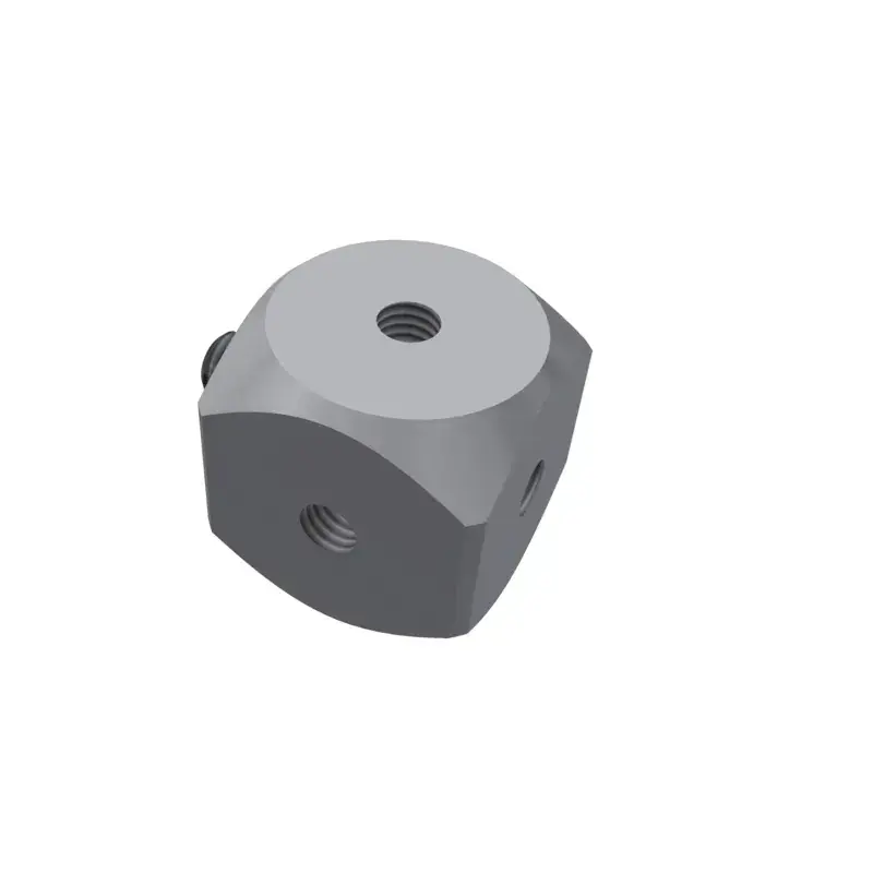 Cubical stylus holder M5 aluminium | Připraveno k expedici