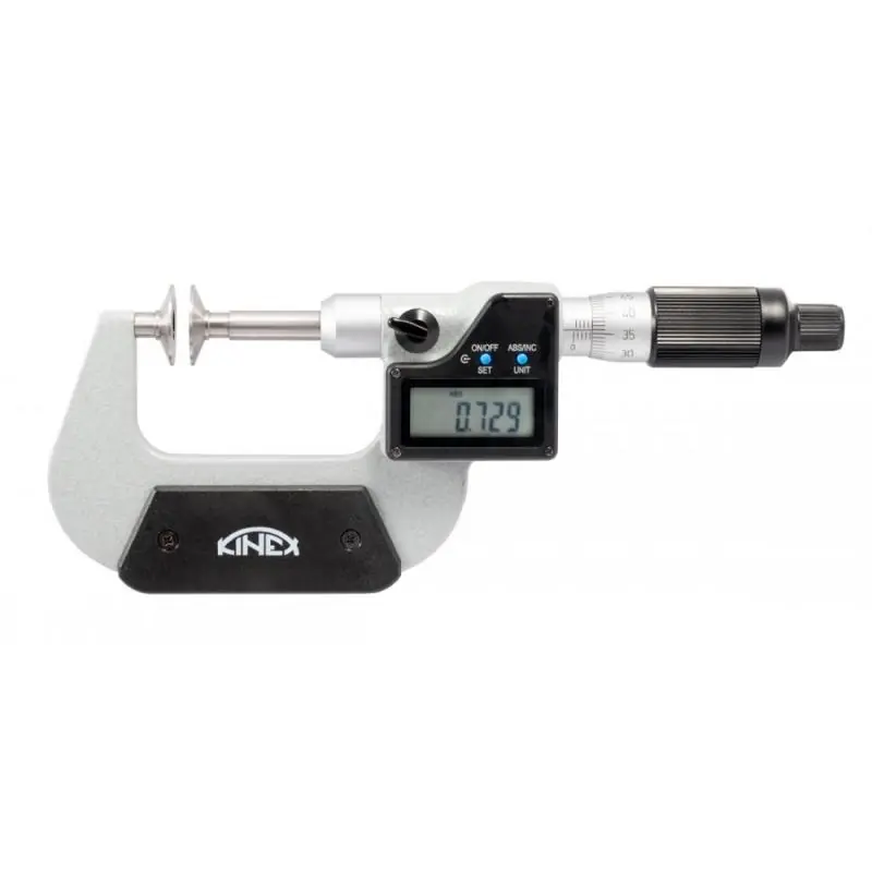 Digitální mikrometr na ozubená kola KINEX 150-175mm/0,001/0.001mm, DIN 863 | Čerstvá novinka