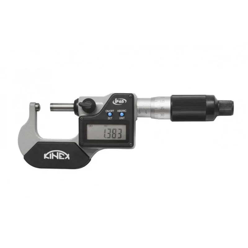 Digitální mikrometr na trubky KINEX 25-50 mm, 0.001mm, DIN 863, IP 65 | Špičkový produkt