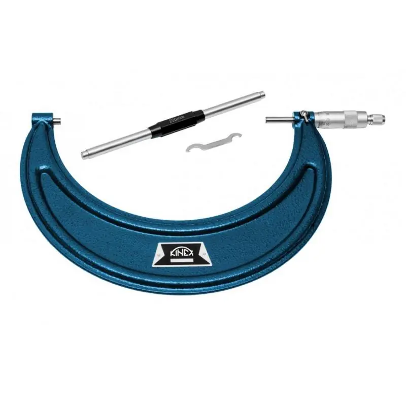 Mikrometr třmenový KINEX 250-275 mm/0,01mm, ČSN 25 1420, DIN 863 | Nově v nabídce