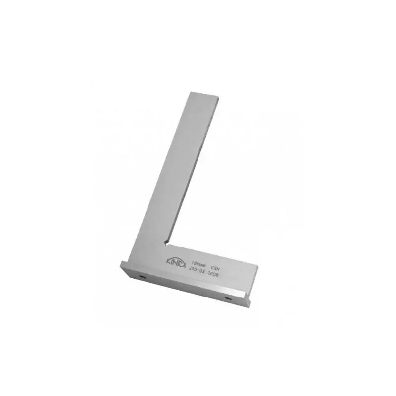 Úhelník přesný příložný KINEX 100x63 mm, tř.př.2, typ B-kalený, ČSN 25 5103 - Velmi oblíbený produkt