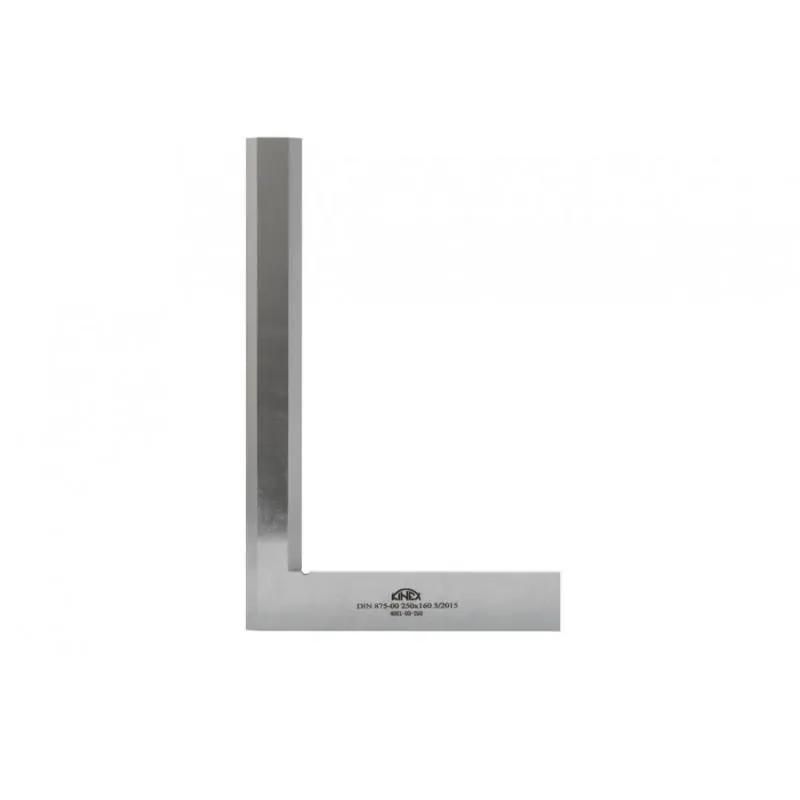 Úhelník nožový (vlasový) KINEX - přesný kalený 150x100 mm, DIN 875 - Doporučujeme