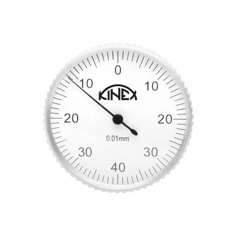Úchylkoměr páčkový KINEX - vertikální (±0,8)/40mm - Cenová bomba