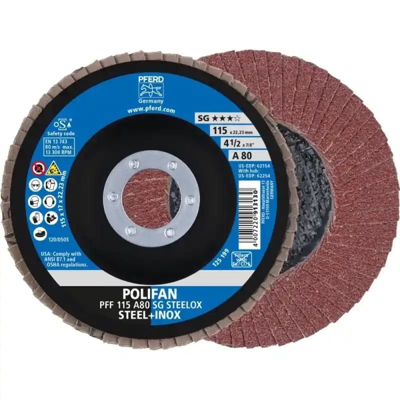 PFERD Lamelový brusný kotouč Korund 115x22mm rovná | Snadný nákup