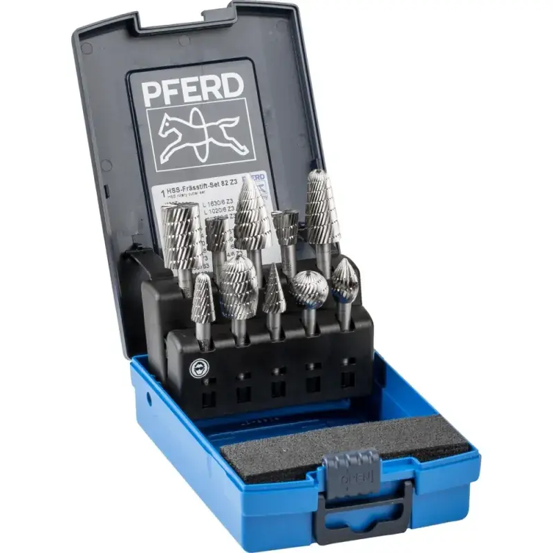 Speciální nabídka | PFERD Stopková fréza-Sada HSS 12mm 3-dílná
