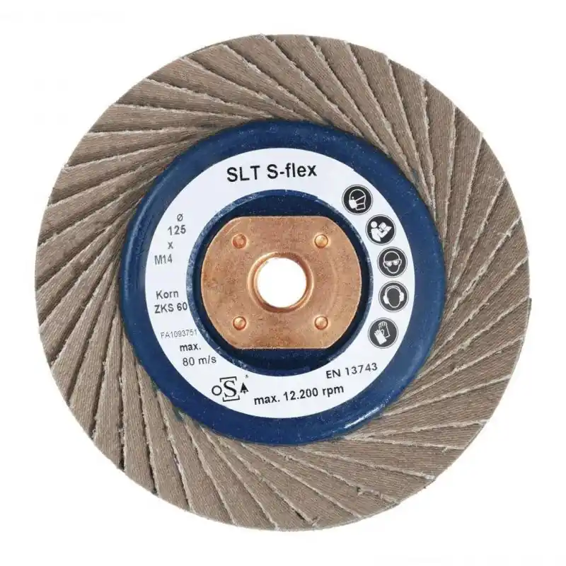 Tovární cena - Lamelový brusný kotouč SLTs-flex univerzální Ø 178 mm zirkonový oxid hlinitý zrnitost 60 plochý