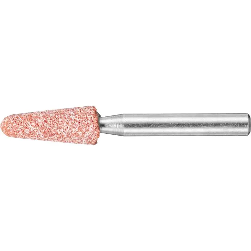 Nízká cena | Brusné tělísko KE kuželováový tvar pro ocel/ocelovou odlitek 10x25 mm stopka 6 mm