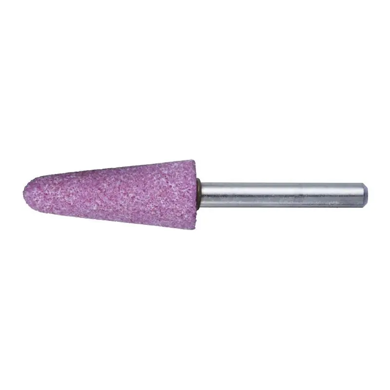 Špičkový produkt | Brusné tělísko KE kuželováový tvar pro ocel/ocelovou odlitinu 25x70 mm stopka 6 mm