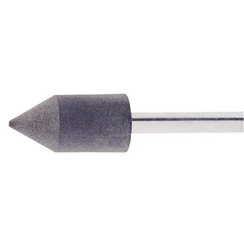 Leštící tělísko P1KS kuželovitého tvaru 16x32 mm dřík 6 mm - Zlevněno
