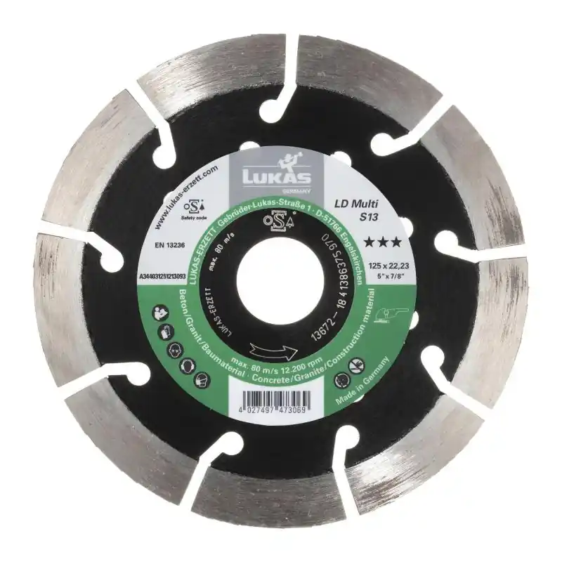 Sleva navíc - Diamantový pilový kotouč LD Multi S13 na beton/stavební materiál Ø 115 mm pro úhlovou brusku