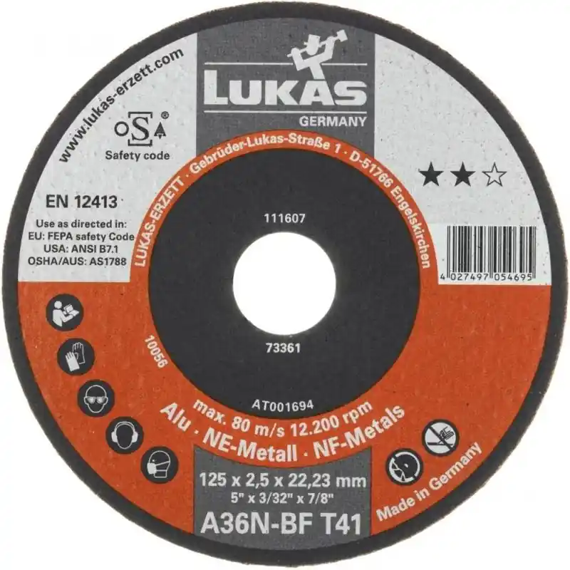 Expresní doručení - Řezný kotouč T41 na hliník 125x2,5 mm rovný