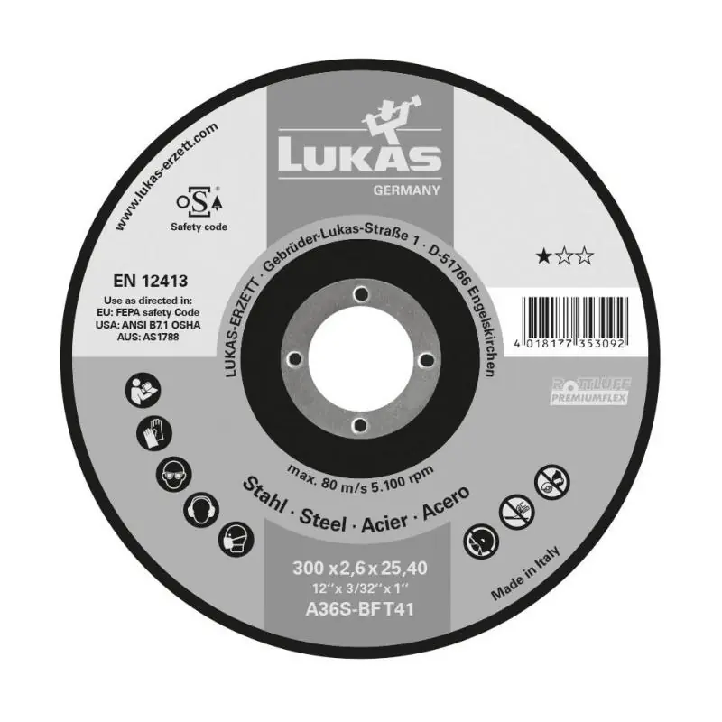 Poslední dny akce | Řezný kotouč T41 na oce 300x3.5 mm rovný