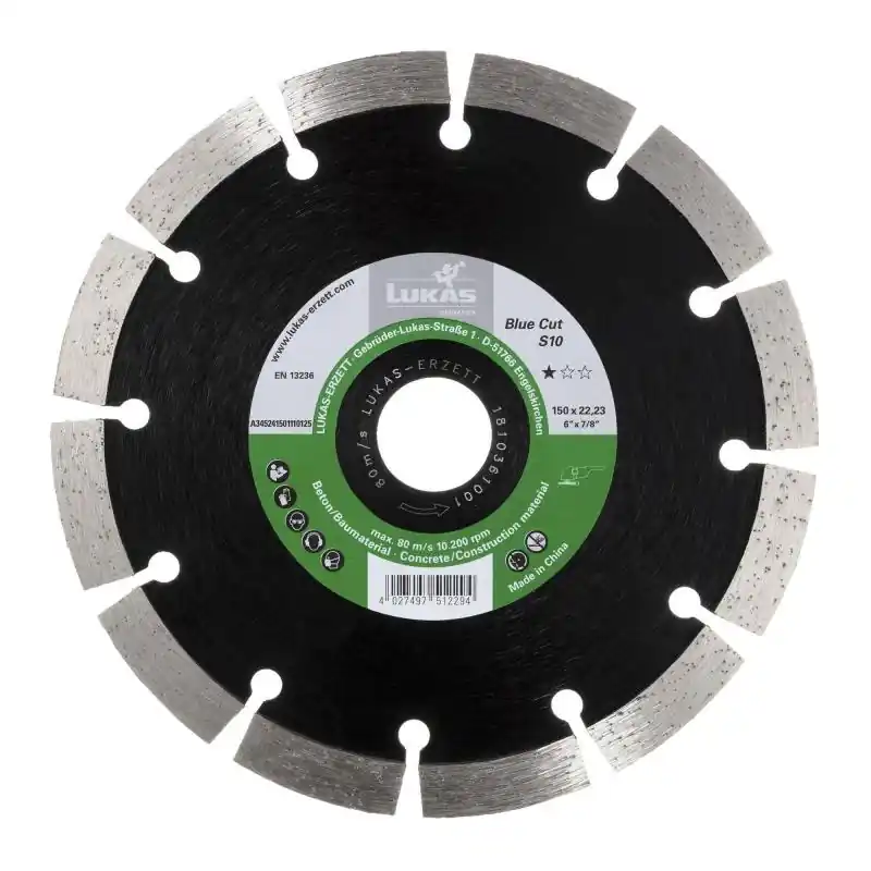Diamantový pilový kotouč Blue Cut S10 na kámen/beton/asfalt Ø 180 mm pro úhlovou brusku - Čerstvá novinka