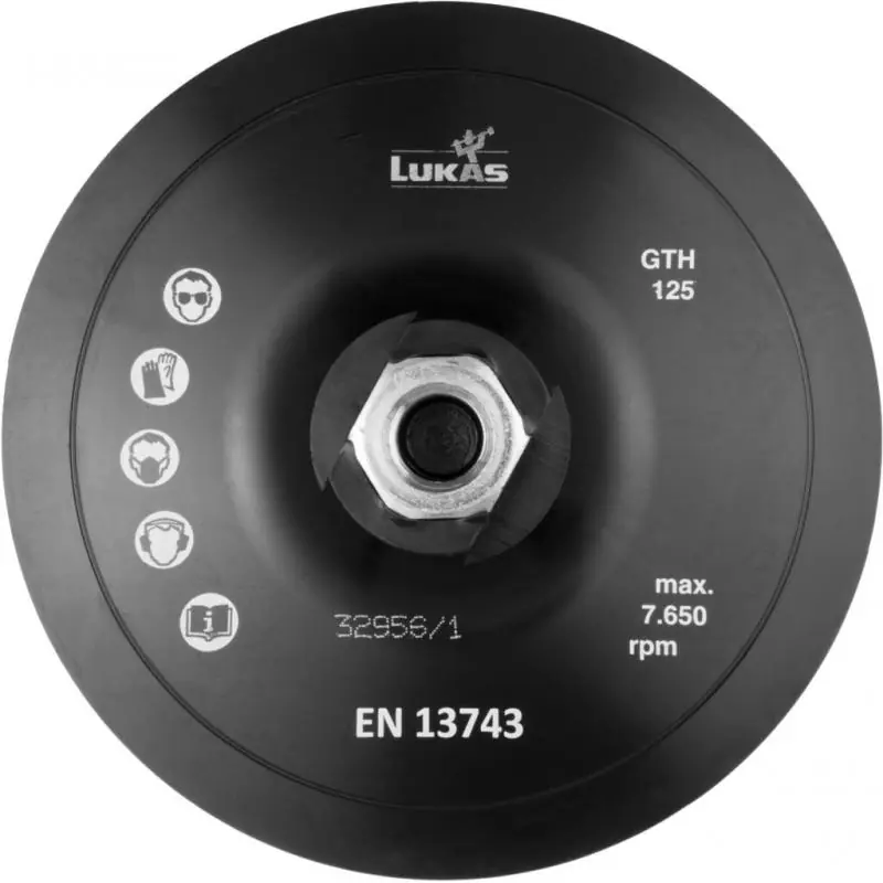 Držák nástrojů LUKAS GTH pro plstěné kotouče Ø 125 mm M14 pro úhlové brusky | Zbývá jen pár kusů