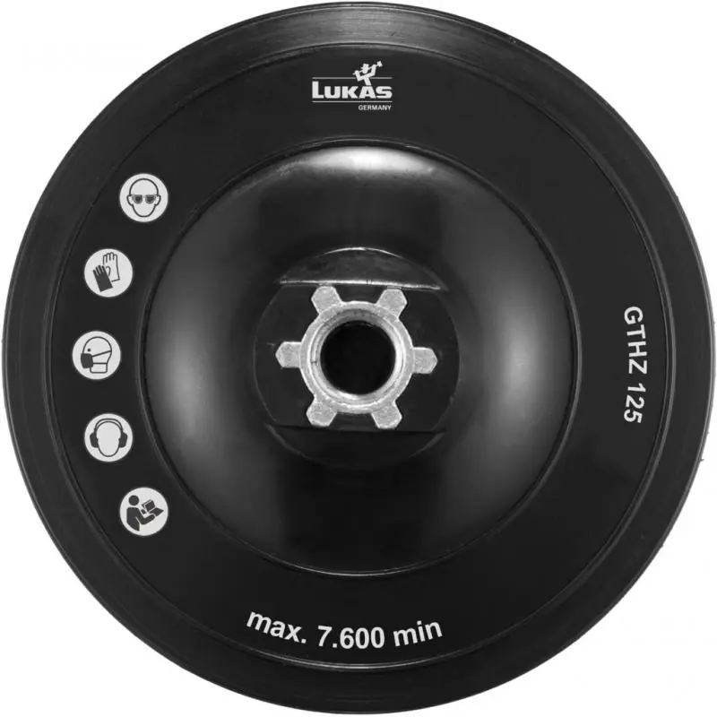 Oblíbený produkt - Držák nástrojů LUKAS GTHZ pro kotouče z rouna Ø 125 mm se závitem M14