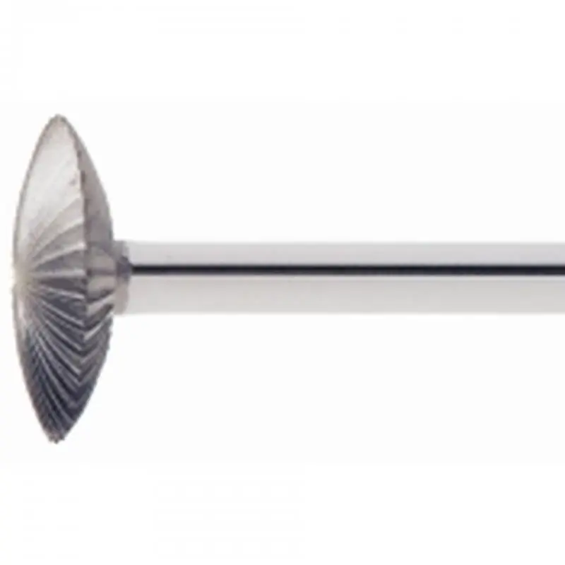 Akční nabídka - Minifréza LUKAS HSS MF ve tvaru čočky pro nerezovou ocel/ocel 14x3,5 mm stopka 3 mm