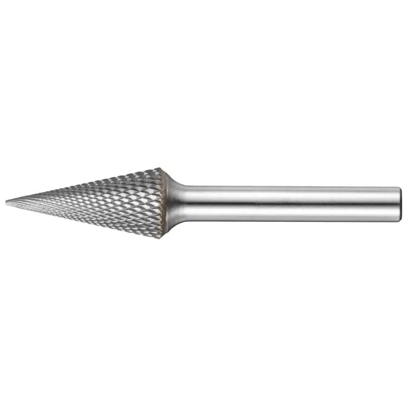 Fréza LUKAS HFM špičatý kuželový tvar pro kalené oceli 12x25 mm stopka 6 mm - Ušetřete