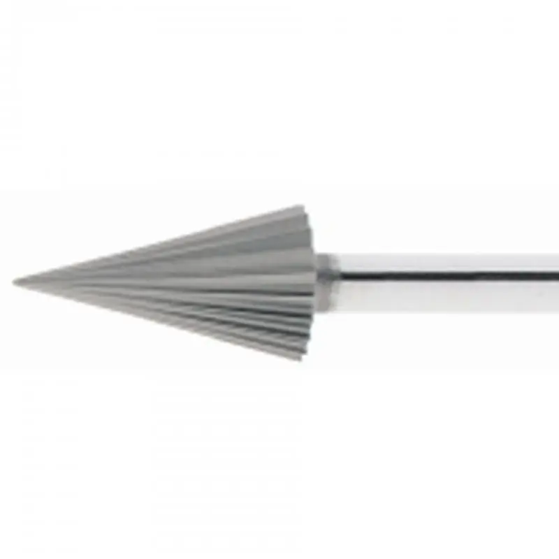 Minifréza LUKAS HSS MF se špičatým kuželem pro nerezovou ocel/ocel 8x14 mm stopka 3 mm - Outlet