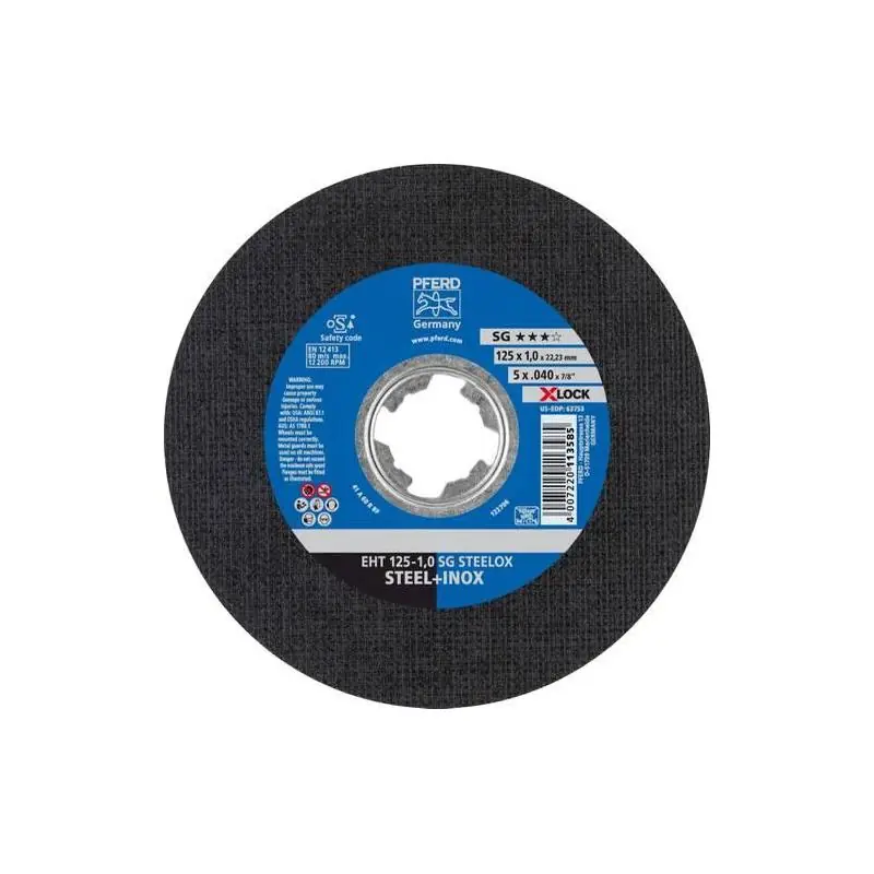 Skvělá cena - Řezný kotouč SG x-LOCK 115 x 1,0 mm STEELOx Pferd