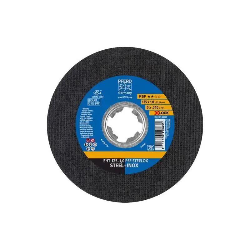 Žádaný produkt - Řezný kotouč PSF x-LOCK pr.115 x 2,4 mm STEELOx Pferd
