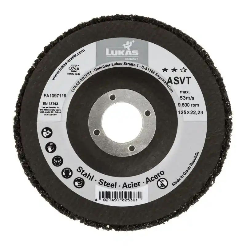 Kotouč čistící rouno ASVS univerzální Ø115 mm pro úhlové brusky | Oblíbený u zákazníků