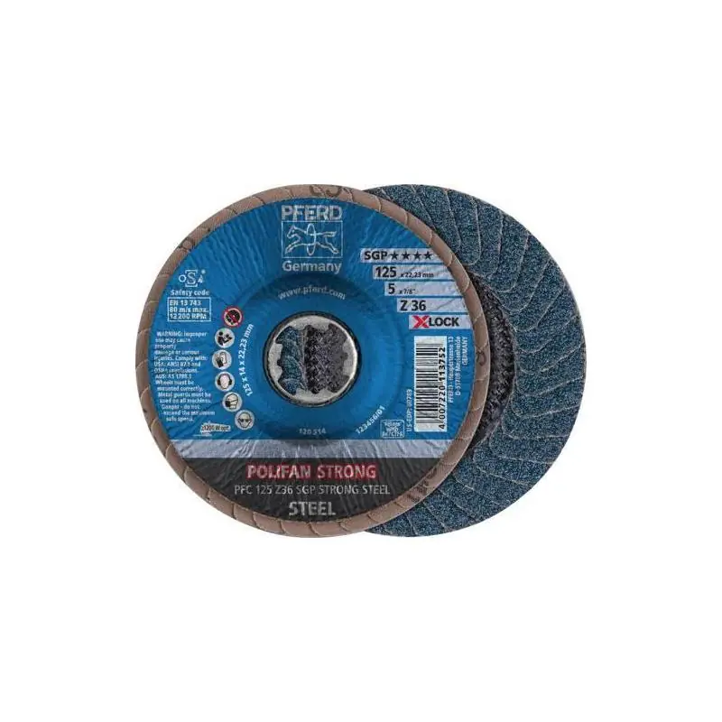 Skvělá nabídka - Lamelový brusný kotouč X-LOCK STEEL K50SGPS 115mm Pferd