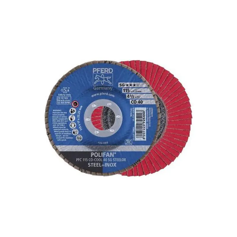 Lamelový brusný kotouč -zahnutý pr.115 mm CO40 SGP-COOL PFERD | Výhodná cena