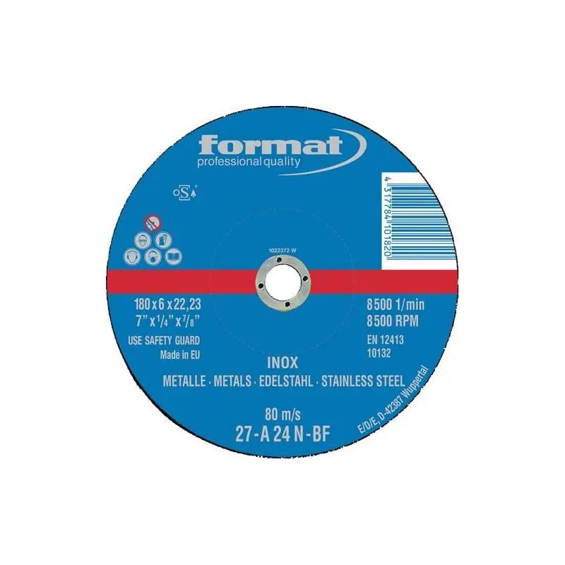 Super cena - Hrubovací kotouč, prohnutý pro V2A 115x6mm FORMAT