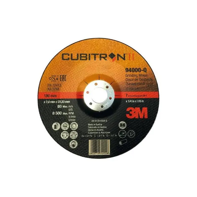 3M Brusný kotouč Gen. 2 Cubitron II, 115x7x22,23 mm - Prémiová kvalita