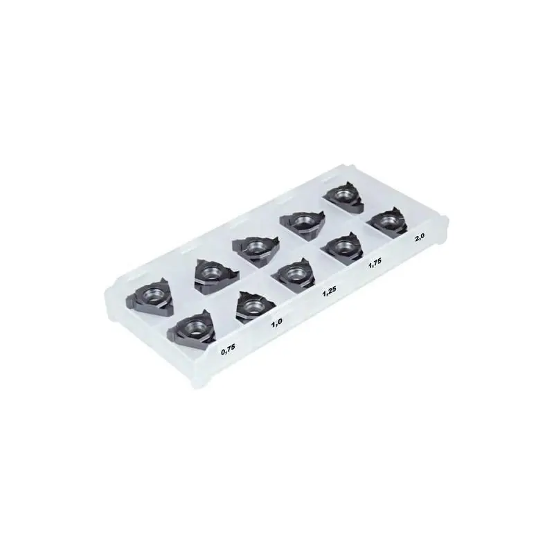 Sada vnitřních závitových destiček ISO, metrický 60°, plný profil 16 IL Steel 0.75x2, 1.0x2, 1.25x2 - Oblíbený produkt