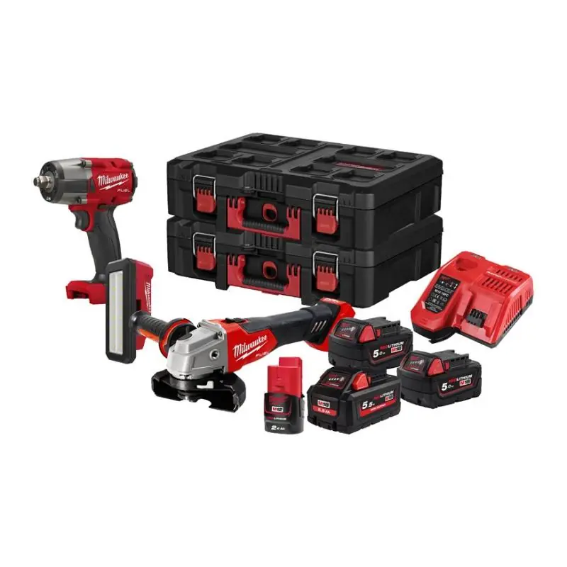 Sada aku nářadí Milwaukee M18 FPP3T2-554P - Nově v e-shopu