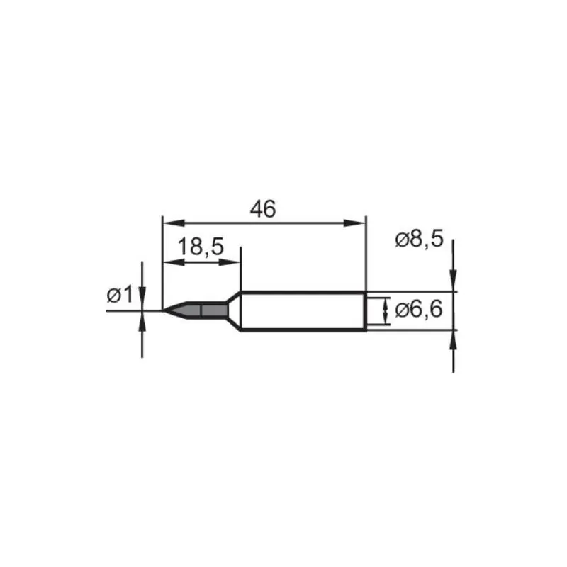 Špičkový produkt - PÁJECÍ HROT HROT TUŽKY 1,0 mm ERSA SB
