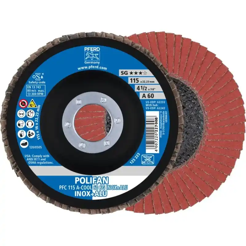 Zakřivený lamelový kotouč 115 mm SG -COOL Pferd - Velmi oblíbený produkt