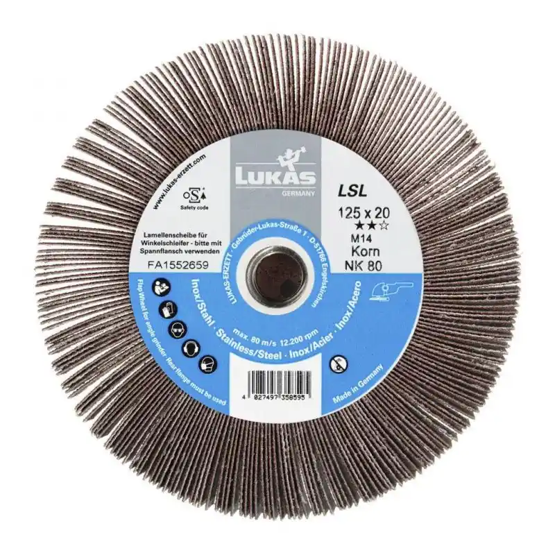Brusný kotouč lamelový LSL univerzální pr.125x20 mm s vnitřním závitem 5/8" palce | Novinka