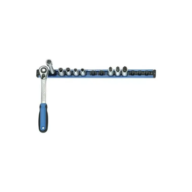 Jen dnes | Nástrčná lišta na 16 ks. nástrčných hlavic1/2"-4-hran 580mm GEDORE