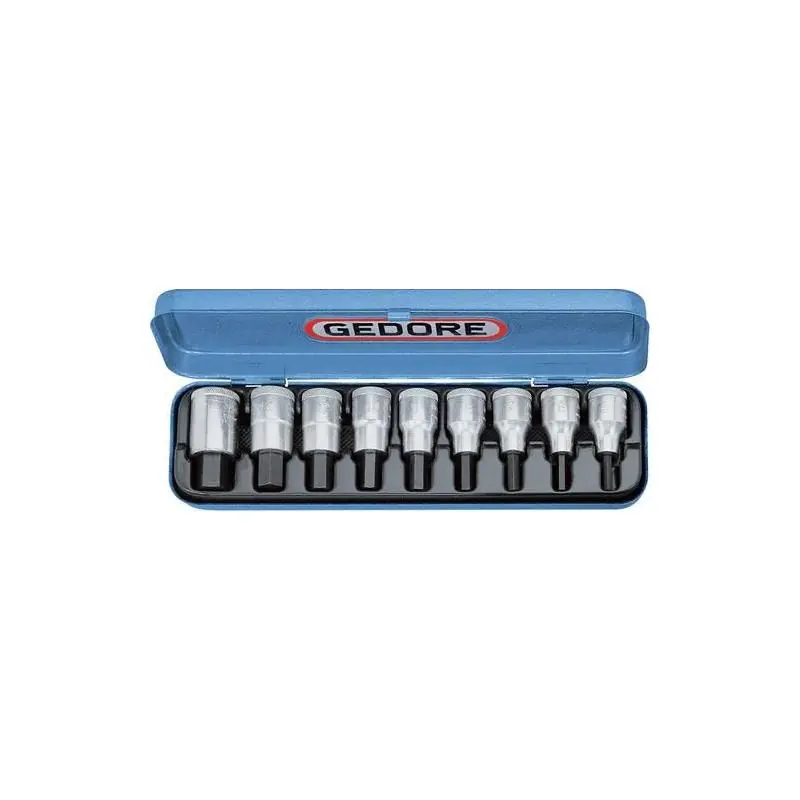 Sada Hlavic adaptér-bity 1/2" vnitřní 6-hran 3/16" do 5/8" 9 ks GEDORE - Objednejte nyní