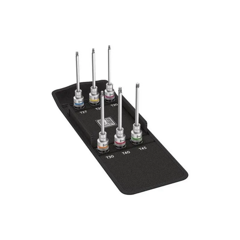Bezpečná platba | Sada bitových nástavců 8767 C TORX HF 2 Zyklop 1/2", 6ks, Wera 05004211001