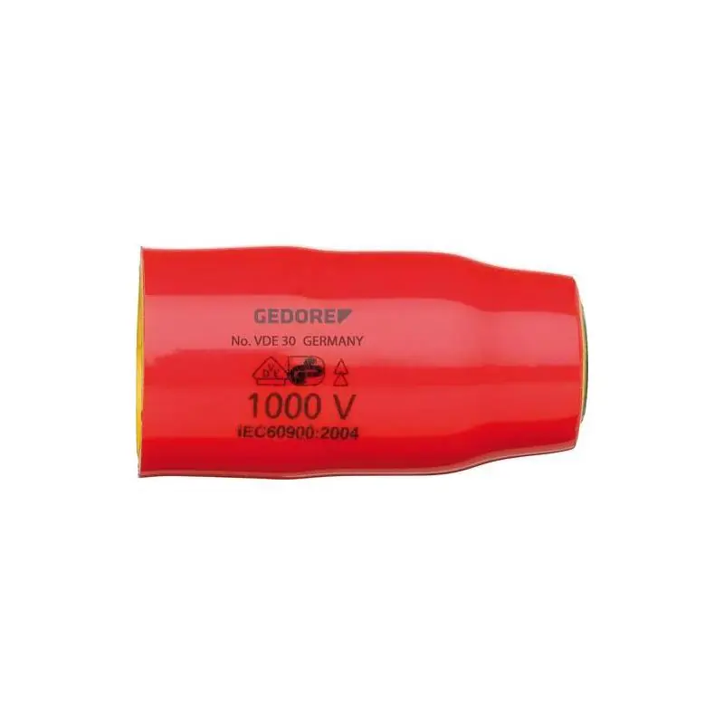 Špičková kvalita | Nástrčný klíč VDE 6-hran 3/8" 22x mm GEDORE