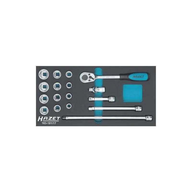 Modul nářadí HAZET 163-181/17 Nástrčný klíč 3/8" | Velmi oblíbený produkt