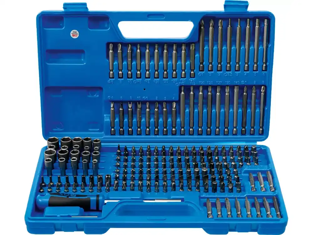Sada univerzálních/speciálních bitů 1/4", 208 ks, BGS - B20103 - Kupte dnes